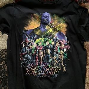 Avengers infinity war official movie release t shirt